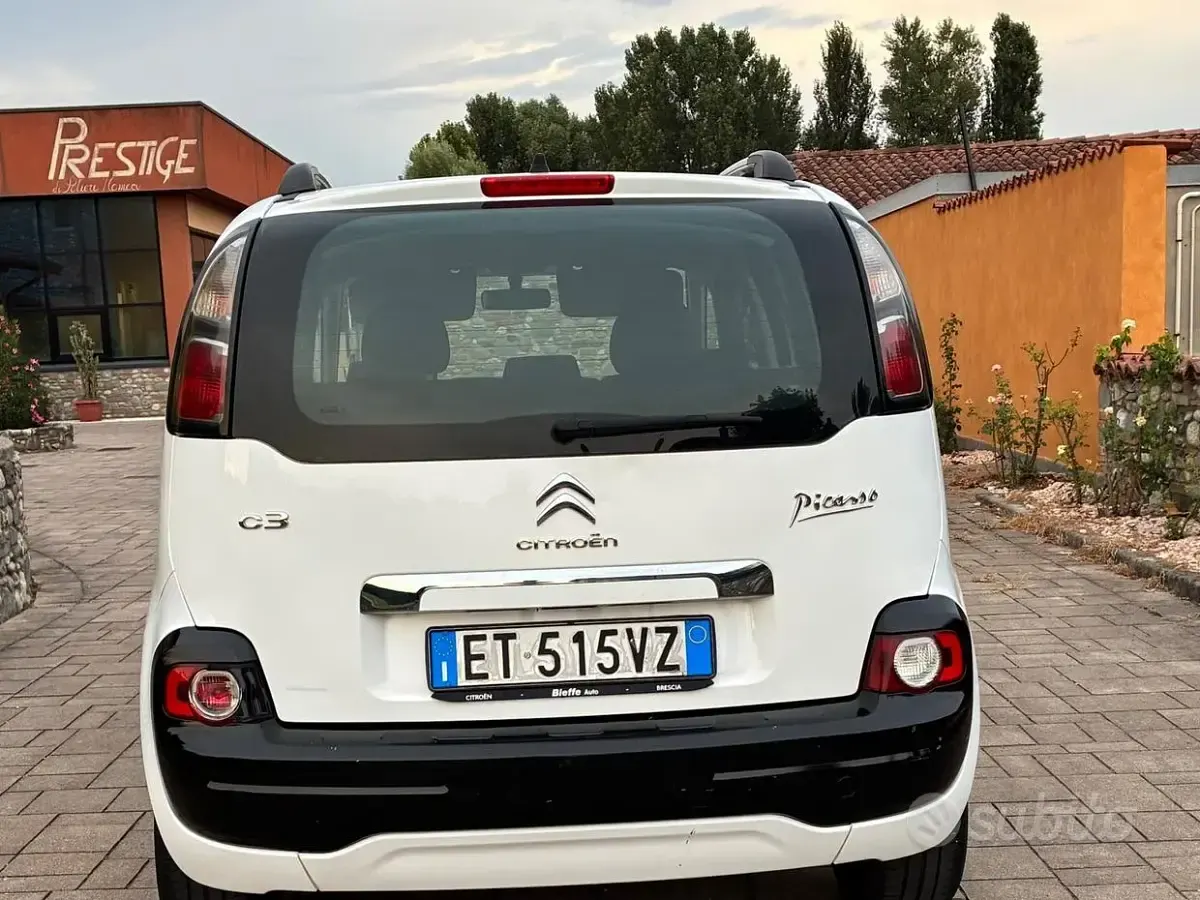 Usata Citroën C3 Picasso Exclusive 95 CV (69 kW) 2014 Bianco Monovolume