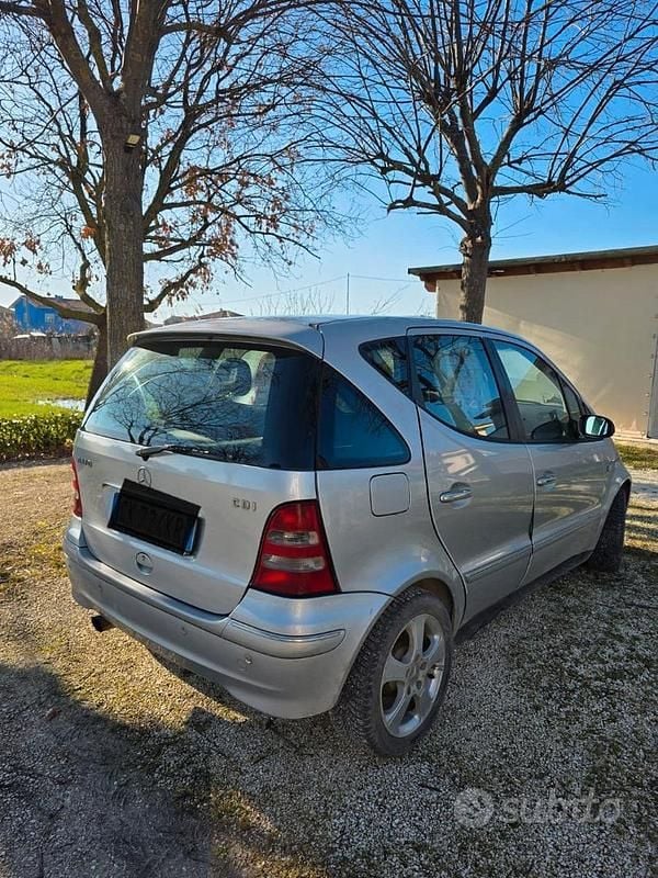 Usata Mercedes A170 Elegance 95 CV (69 kW) 2002 Grigio Berlina