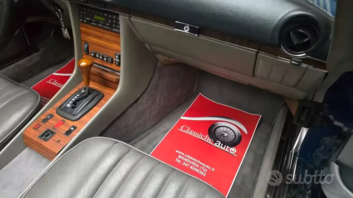 Usata Mercedes SL380 204 CV (150 kW) 1983 Blu Cabrio