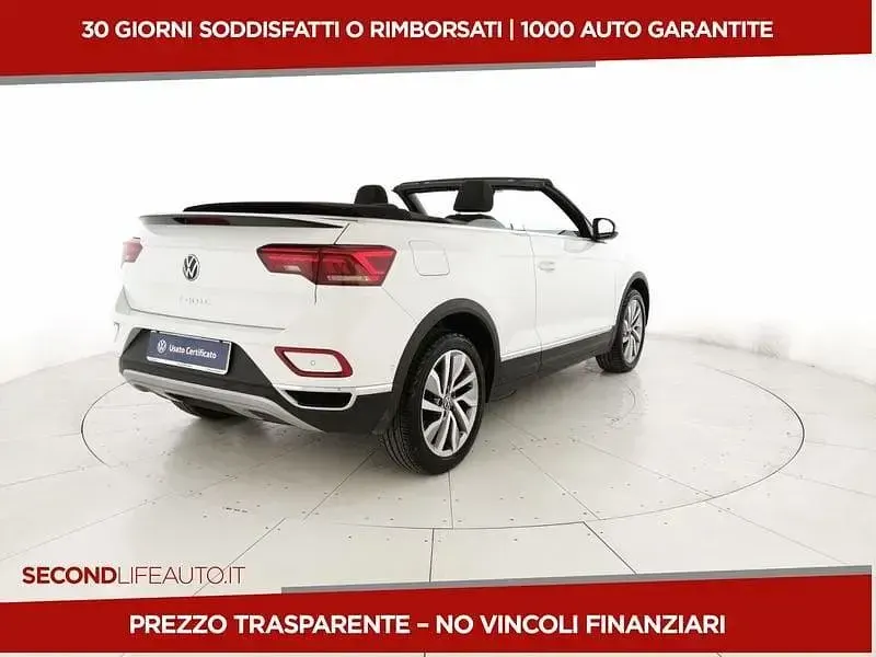 Usata VW T-Roc Cabriolet Style 110 CV (80 kW) 2022 Bianco Cabrio