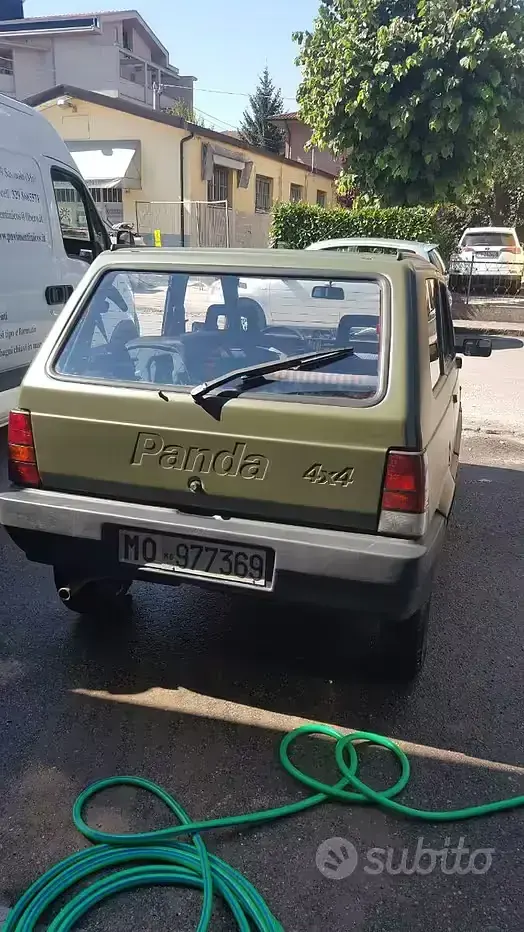 Usata Fiat Panda 4x4 50 CV (36 kW) 1993 Verde Utilitaria