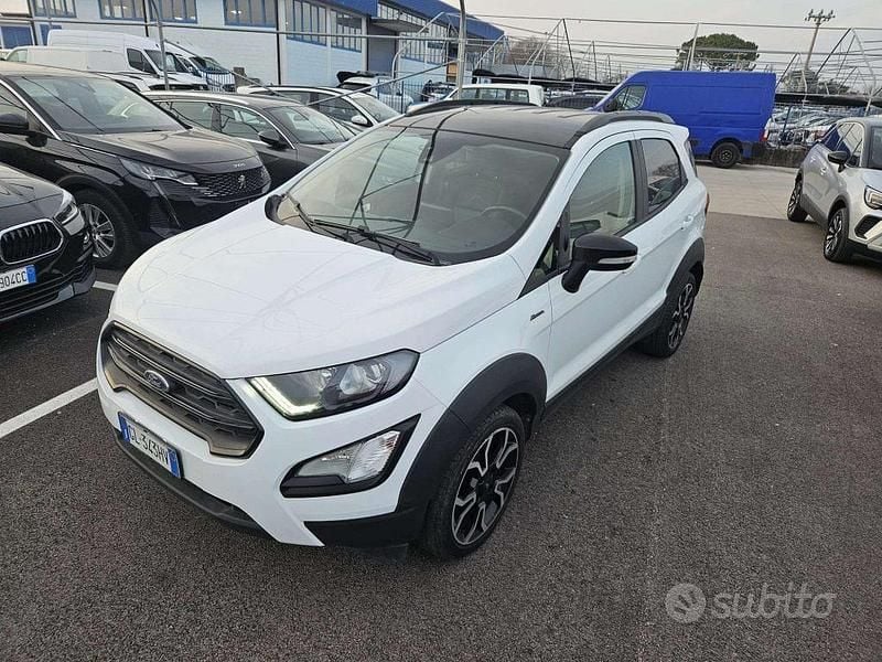 Usata Ford Ecosport Active 125 CV (91 kW) 2022 Frozen white pastello SUV