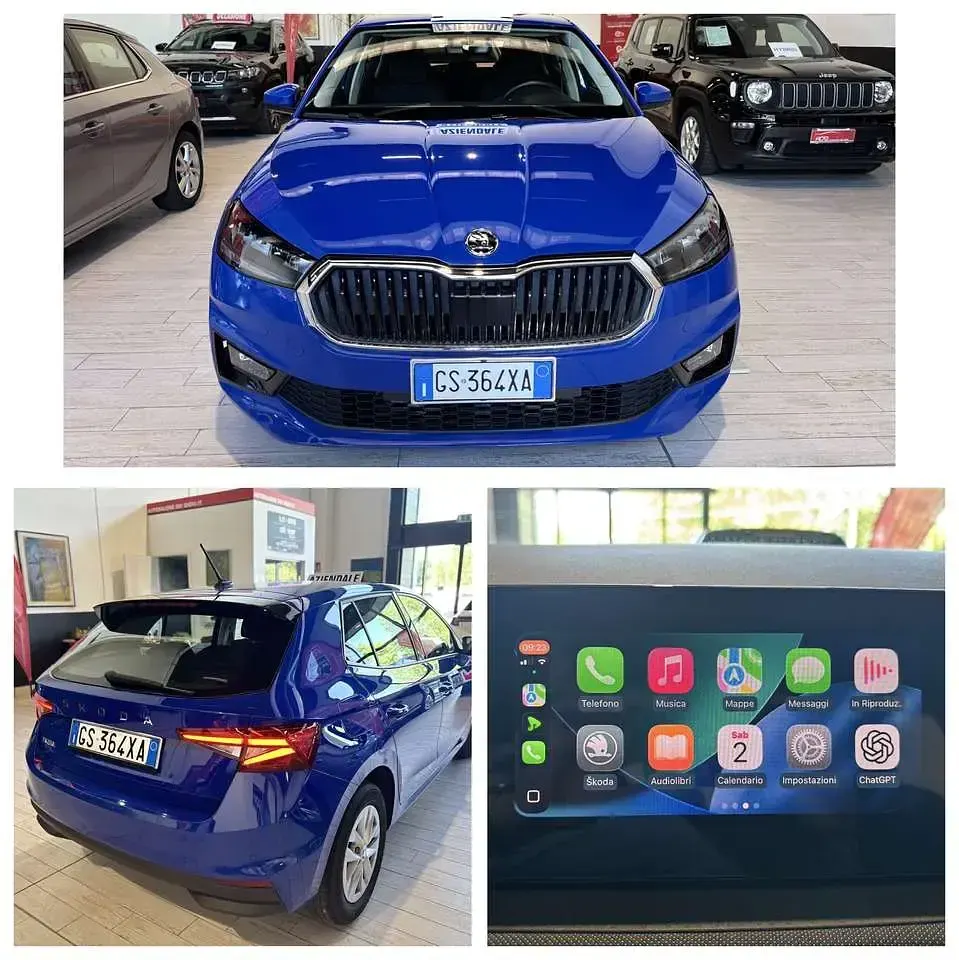 Usata Skoda Fabia 95 CV (69 kW) 2024 Blu mediterraneo Utilitaria