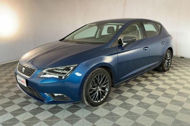Usata Seat Leon Style 110 CV (80 kW) 2016 Blu