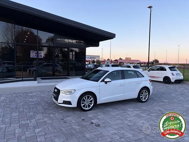 Usata Audi A3 116 CV (85 kW) 2019 Bianco Berlina