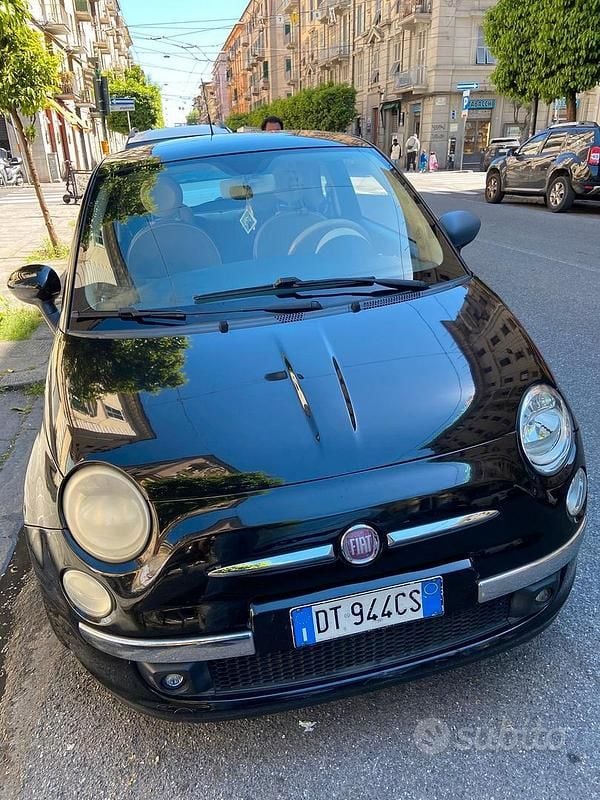 Usata Fiat 500 69 CV (50 kW) 2008 Nero Coupé