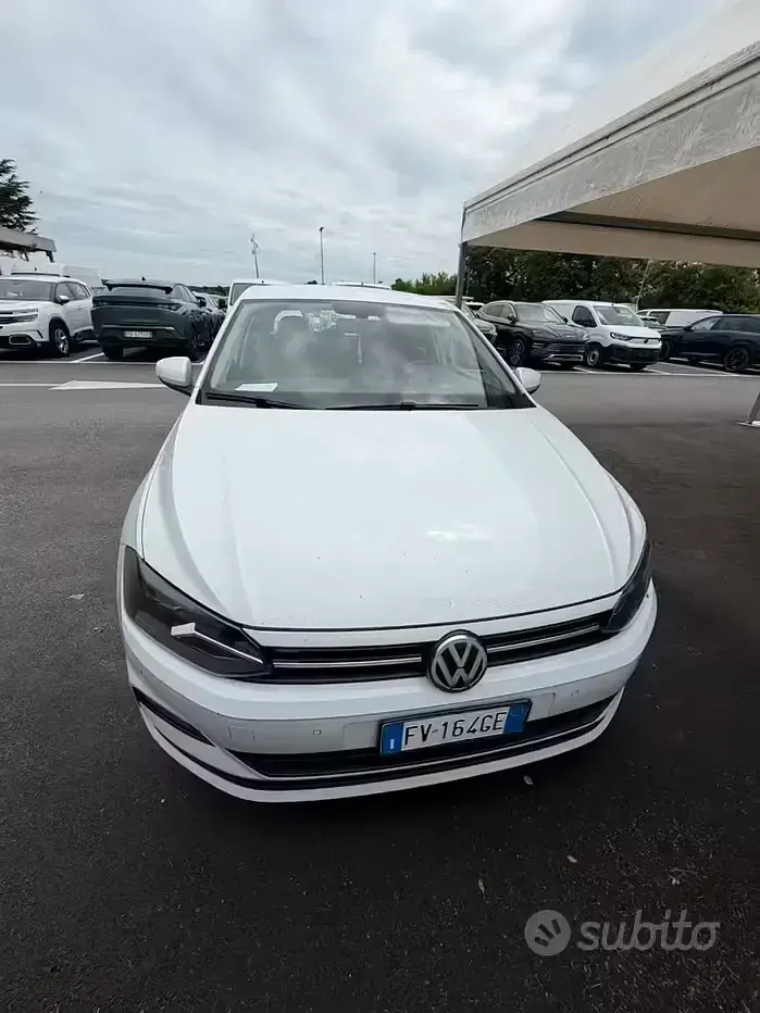 Usata VW Polo 80 CV (58 kW) 2019 Bianco Utilitaria