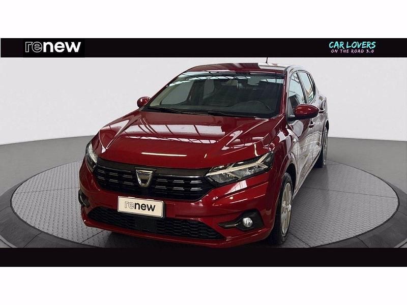 Rosso Usata 2022 Dacia Sandero Comfort Due volumi | 11.990 € (Buon prezzo) - Immagine 1/4
