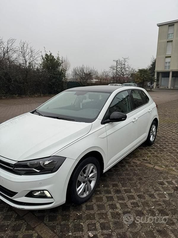 Usata VW Polo 95 CV (69 kW) 2018 Bianco Utilitaria