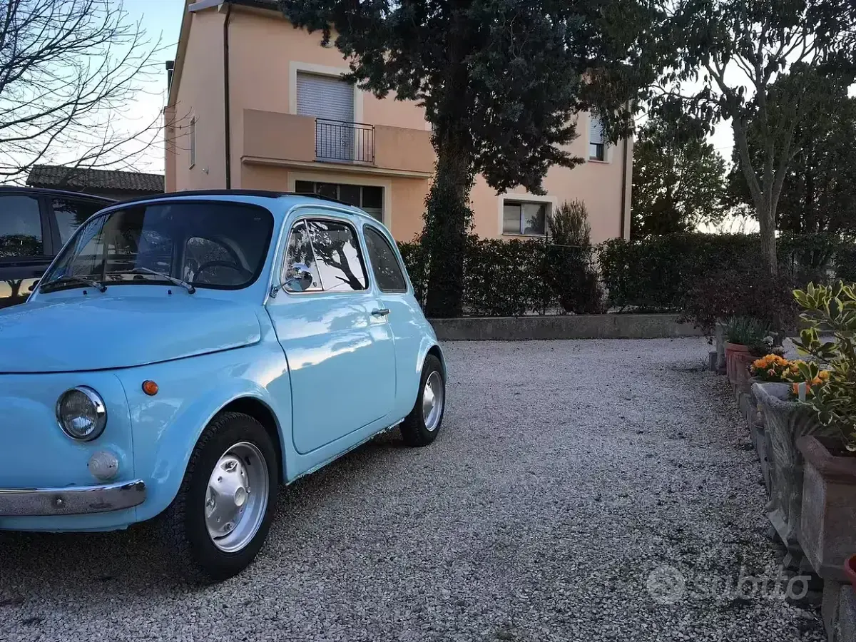 Usata Fiat 500 1970 Bluazzurro Utilitaria