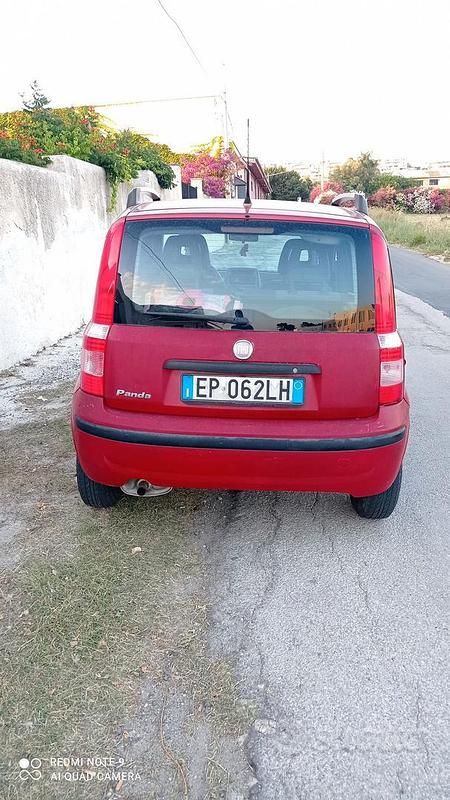 Usata Fiat Panda 2012 Rosso Utilitaria