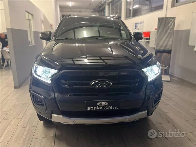 Usata Ford Ranger Wildtrack 170 CV (125 kW) 2022 Nero Pick-up
