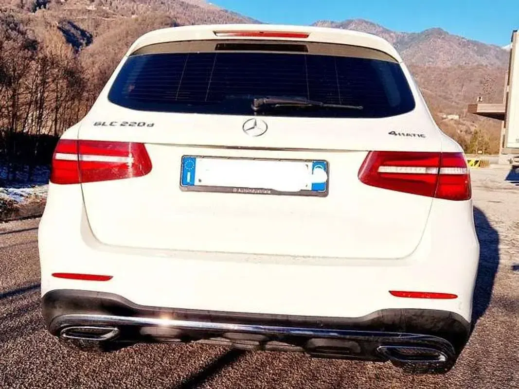 Usata Mercedes GLC220 Premium 170 CV (125 kW) 2019 Bianco SUV