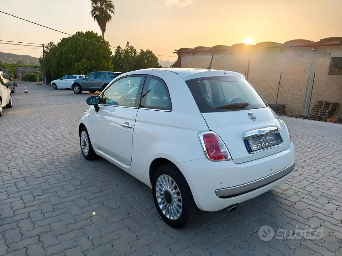 Usata Fiat 500 Lounge 69 CV (50 kW) 2014 Bianco Berlina