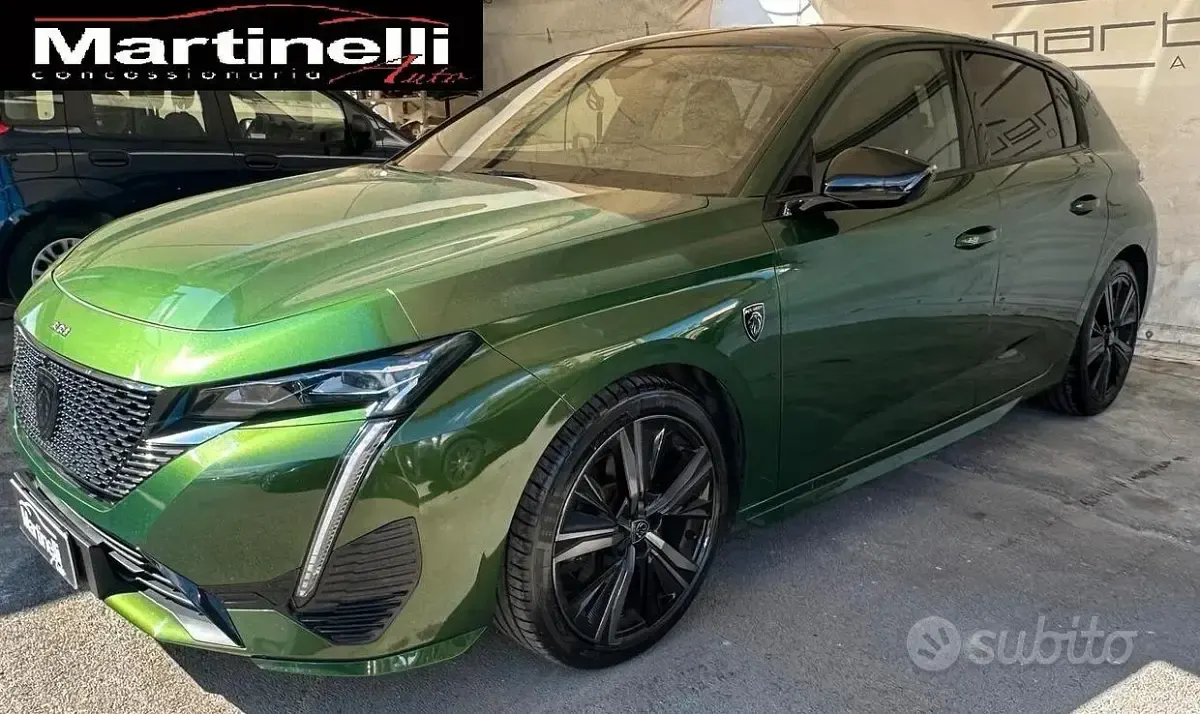 Occasion Peugeot 308 GT 131 ch (96 kW) 2022 Vert Berline