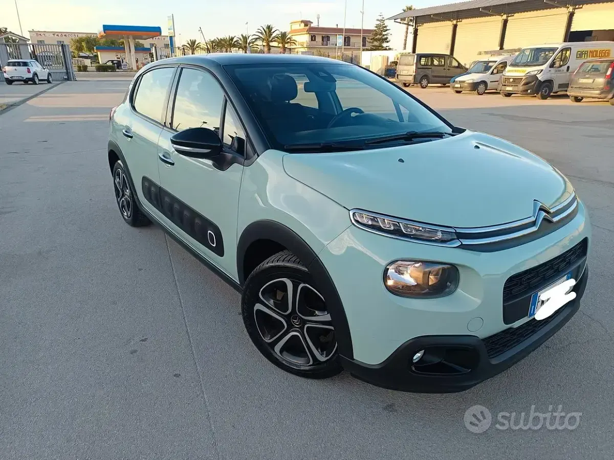 Usata Citroën C3 PureTech 82 CV (60 kW) 2019 Verde Utilitaria