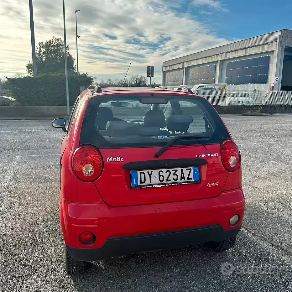 Usata Chevrolet Matiz 52 CV (38 kW) 2009 Rosso Utilitaria