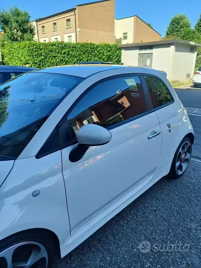 Usata Abarth 595 Turismo 160 CV (117 kW) 2014 Bianco Utilitaria
