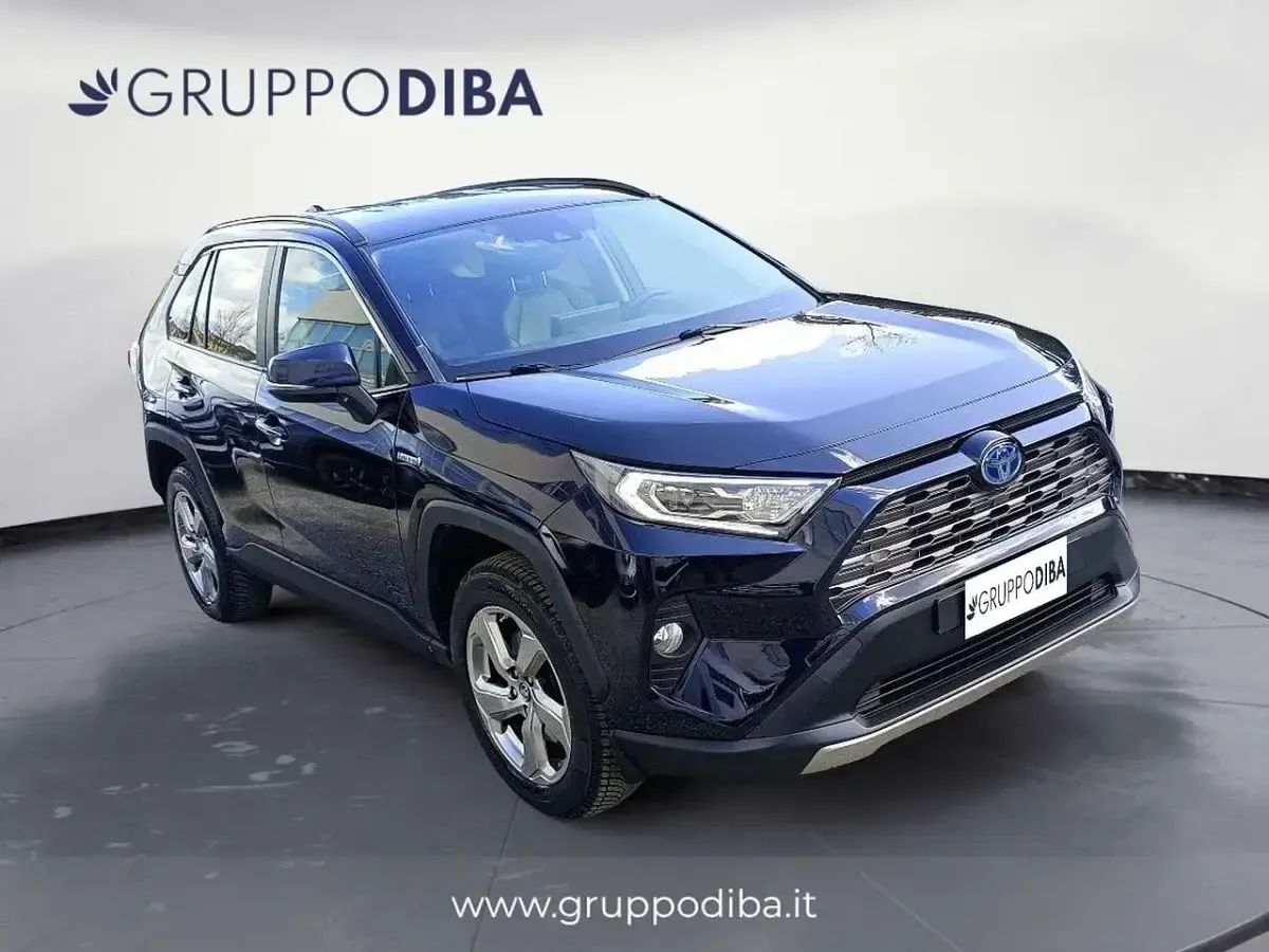Usata Toyota RAV4 Hybrid Lounge 222 CV (163 kW) 2019 Blu SUV