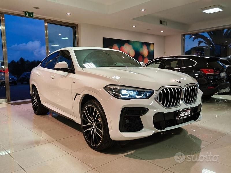 Usata BMW X6 M Sport 333 CV (244 kW) 2022 Bianco SUV
