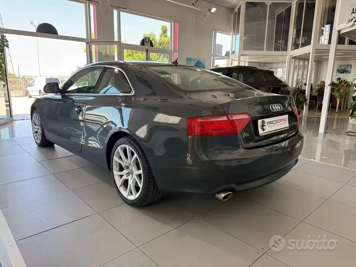 Usata Audi A5 Comfort 190 CV (139 kW) 2009 Grigio Coupé