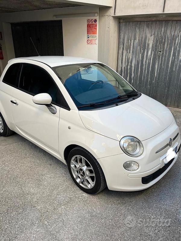 Usata Fiat 500 2009 Bianco Cabrio