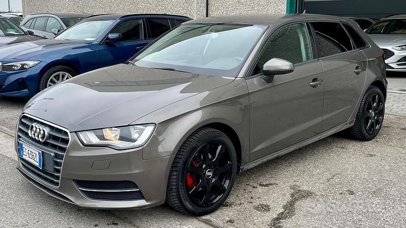 Usata Audi A3 Ambition 110 CV (80 kW) 2014 Grigio Berlina