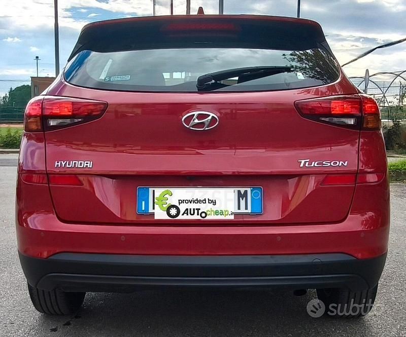 Usata Hyundai Tucson Premium 116 CV (85 kW) 2019 Rosso SUV