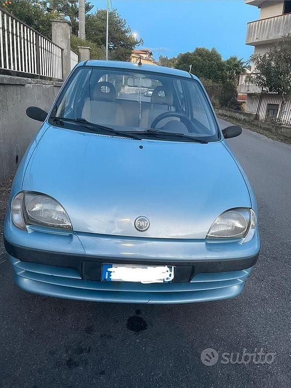 Usata Fiat Seicento 2002 Blu Utilitaria