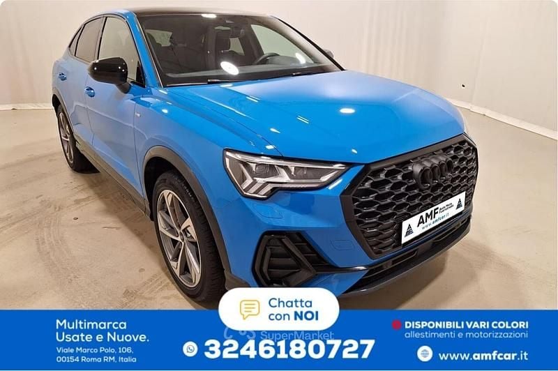 Brugt Audi Q3 Sportback S-Line 150 HK (110 kW) 2021 Blå SUV