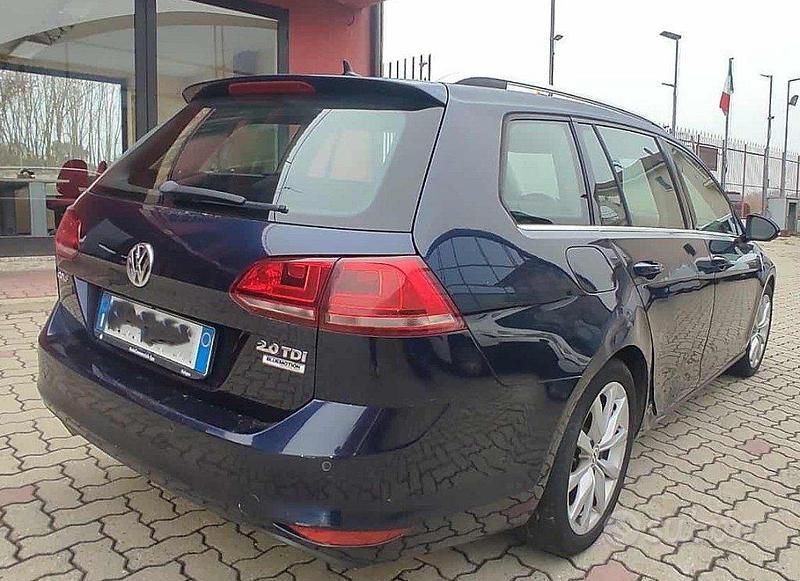 Usata VW Golf VII Executive 150 CV (110 kW) 2016 Blu Station wagon