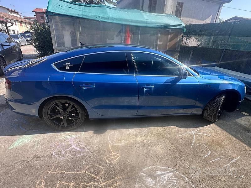 Usata Audi A5 190 CV (139 kW) 2010 Blu Coupé