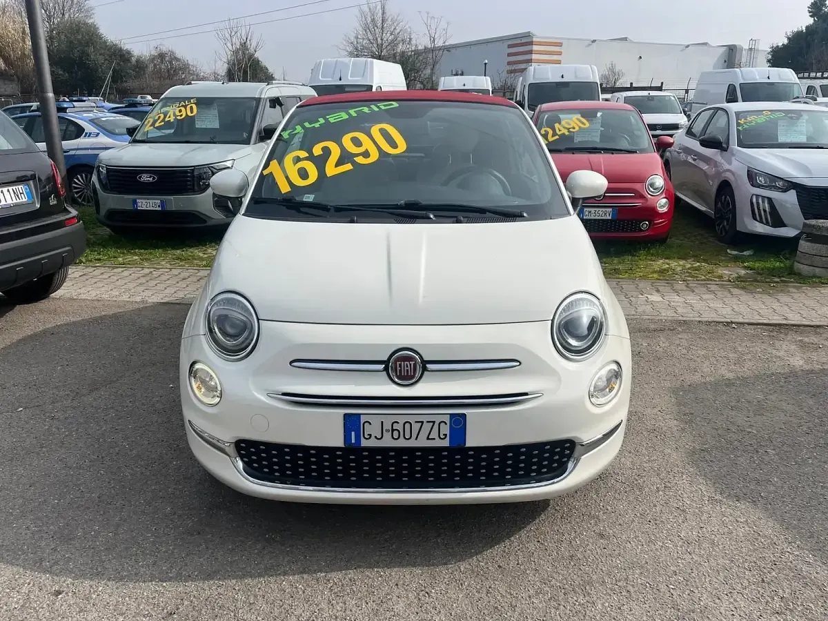 Usata Fiat 500C Dolcevita 69 CV (50 kW) 2022 Bianco Cabrio