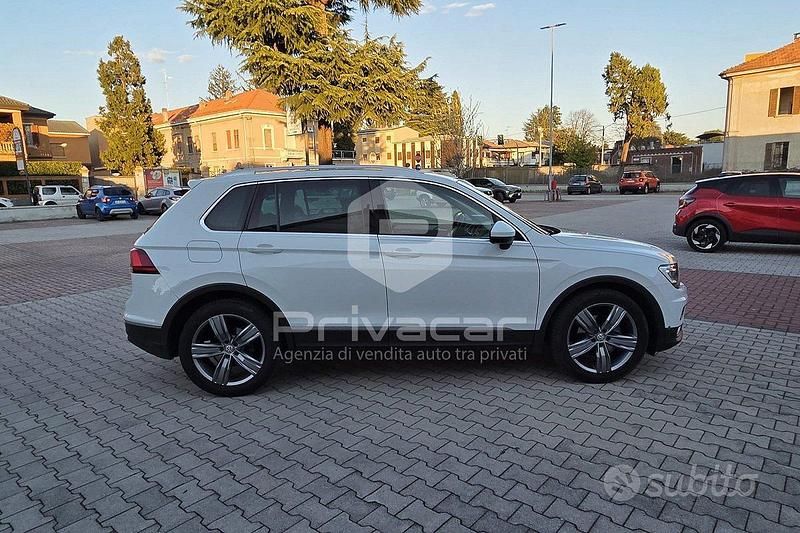 Usata VW Tiguan Style 150 CV (110 kW) 2017 Bianco SUV