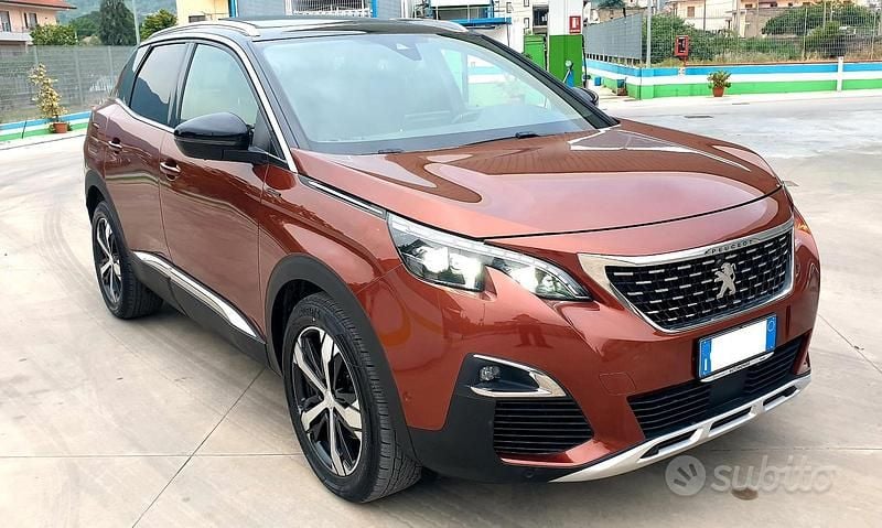 Usata Peugeot 3008 GT-line 130 CV (95 kW) 2018 Marrone SUV