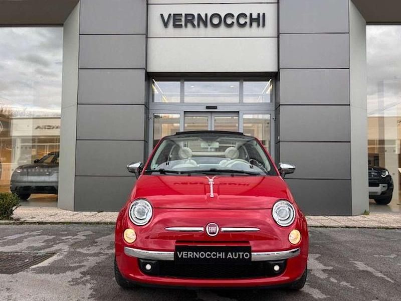 Usata Fiat 500C Lounge 69 CV (50 kW) 2013 Rosso Cabrio
