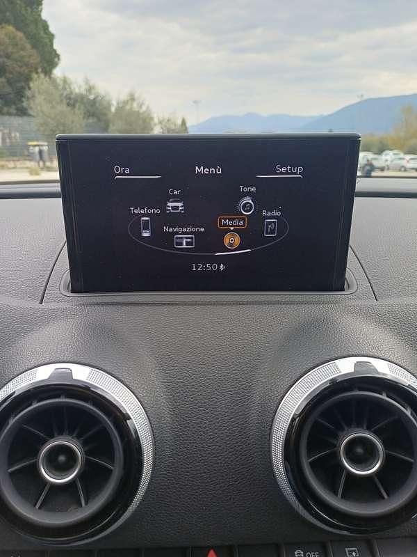 Usata Audi A3 Attraction 110 CV (80 kW) 2015 Bianco Berlina