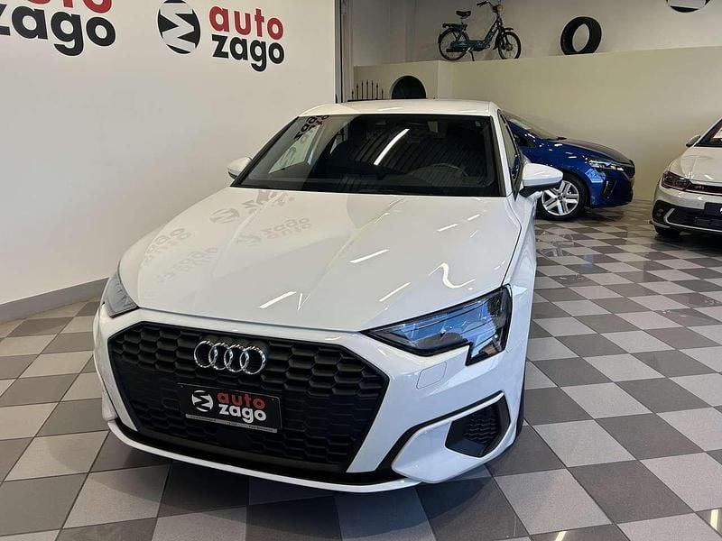 Usata Audi A3 Advanced 150 CV (110 kW) 2022 Bianco ibis Berlina