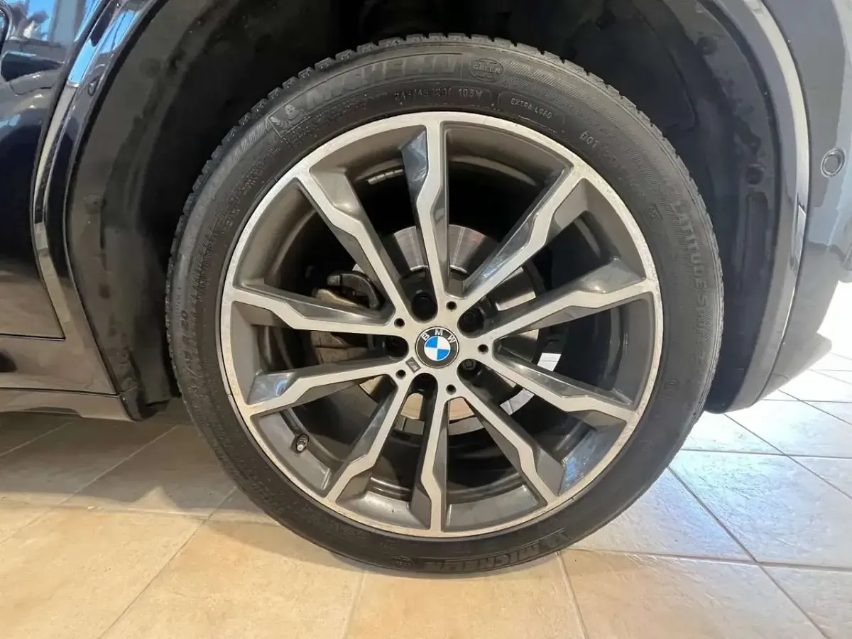 Usata BMW X3 190 CV (139 kW) 2018 Blu/azzurro SUV