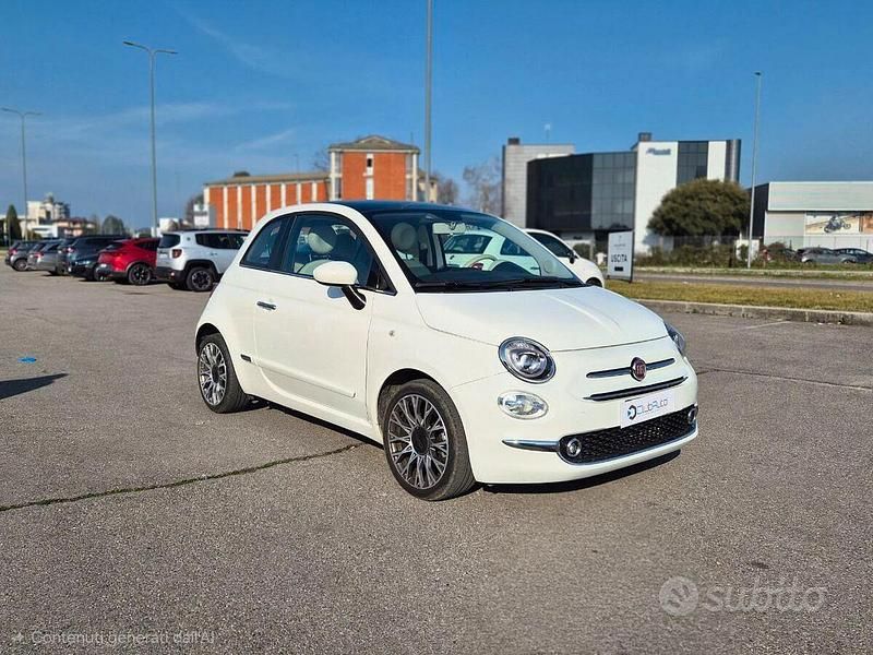 Usata Fiat 500 69 CV (50 kW) 2019 Bianco Berlina