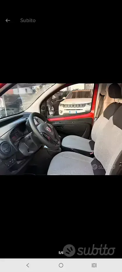 Usata Fiat Fiorino 95 CV (69 kW) 2017 Rosso Monovolume