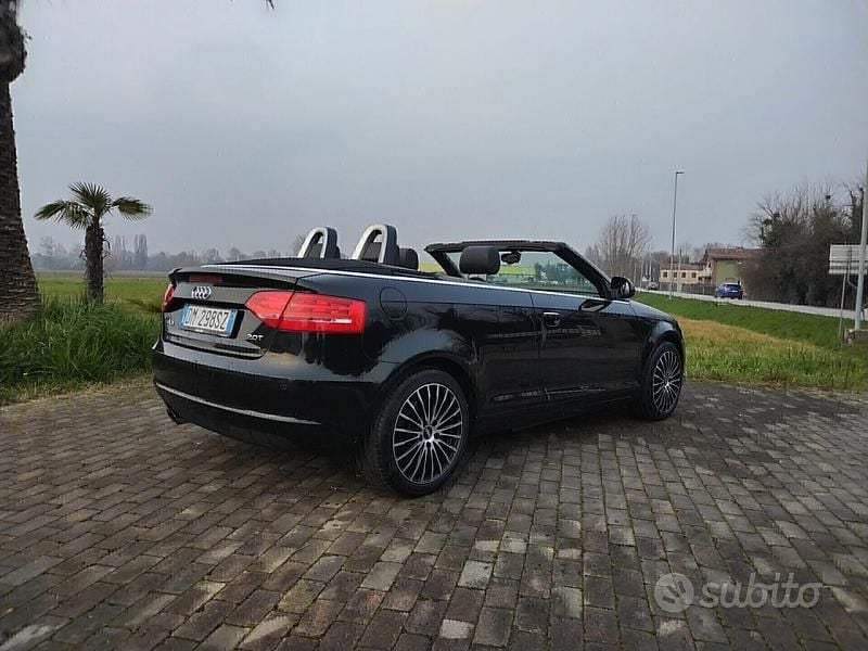 Usata Audi A3 Cabriolet 200 CV (147 kW) 2008 Nero Cabrio