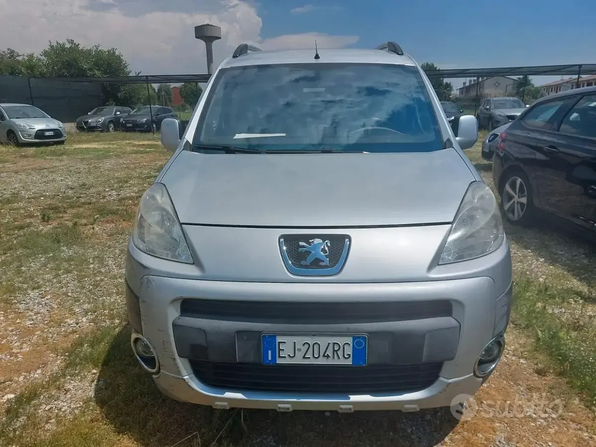 Usata Peugeot Partner Tepee Outdoor 112 CV (82 kW) 2011 Grigio Monovolume