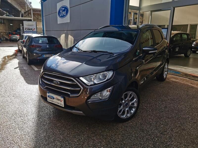 Grigio Usata 2021 Ford Ecosport Titanium SUV | 14.900 € (Buon prezzo) - Immagine 1/4