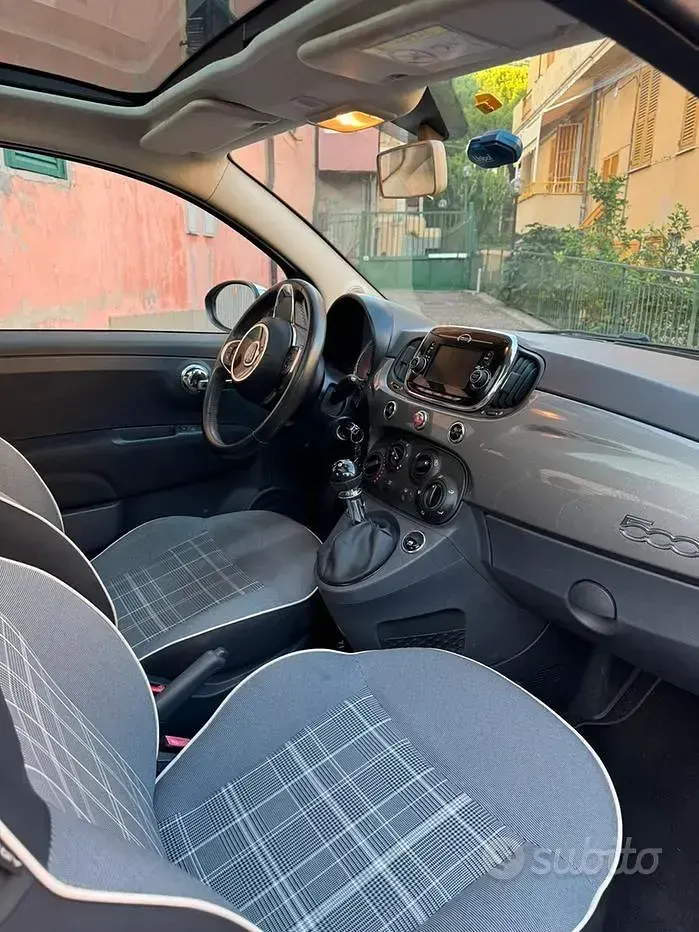 Usata Fiat 500 Lounge 69 CV (50 kW) 2017 Grigio Utilitaria