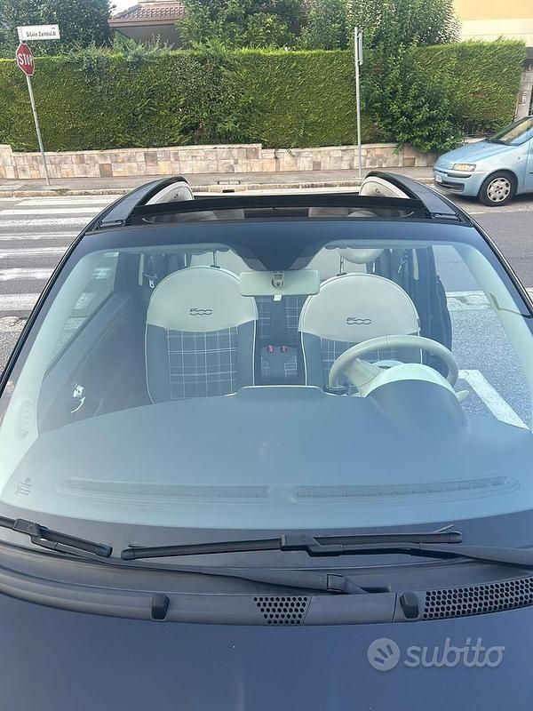 Usata Fiat 500C Lounge 69 CV (50 kW) 2017 Nero Cabrio