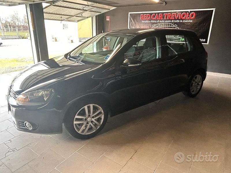 Usata VW Golf VI 105 CV (77 kW) 2010 Nero Utilitaria
