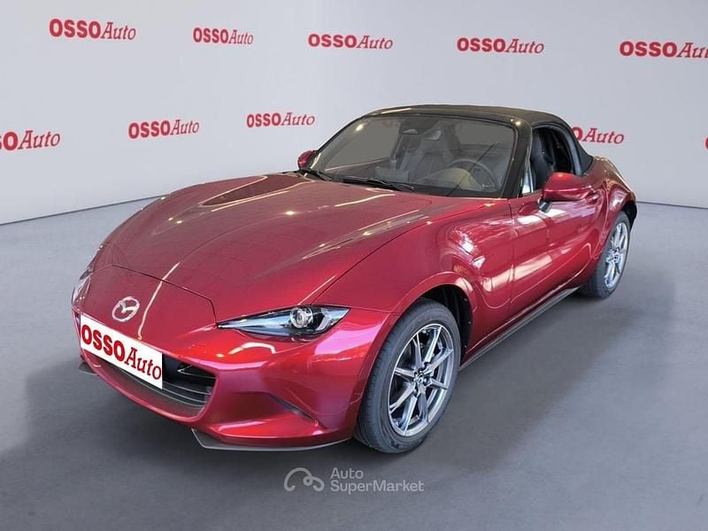 Nuova Mazda MX5 Exclusive-Line 132 CV (97 kW) 2025 Rosso Cabrio
