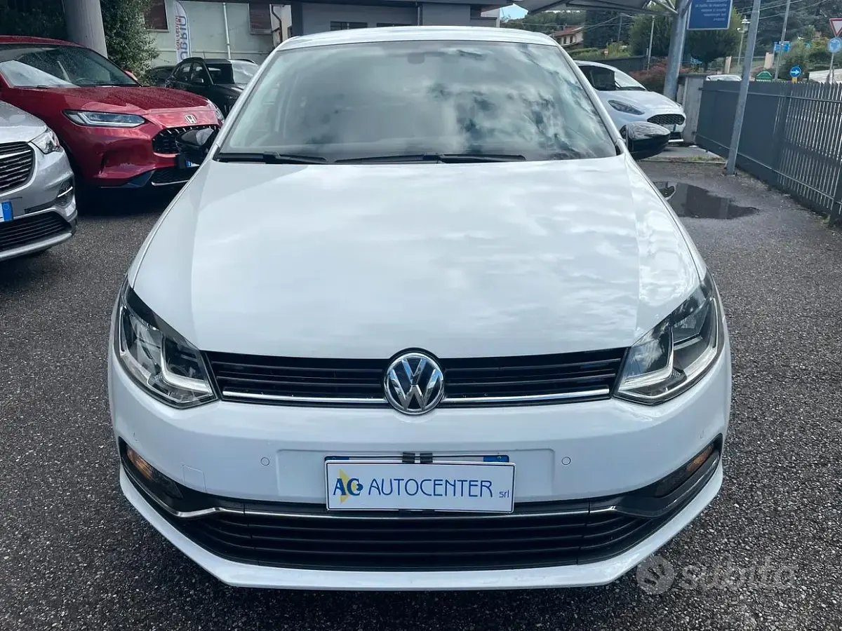 Usata VW Polo 90 CV (66 kW) 2015 Bianco Berlina
