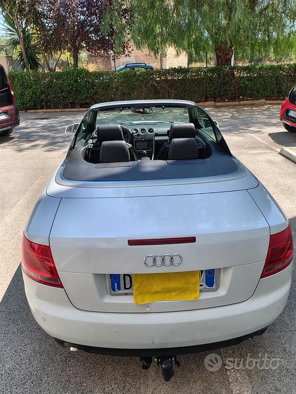 Usata Audi A4 Cabriolet S-Line 2007 Bianco Cabrio